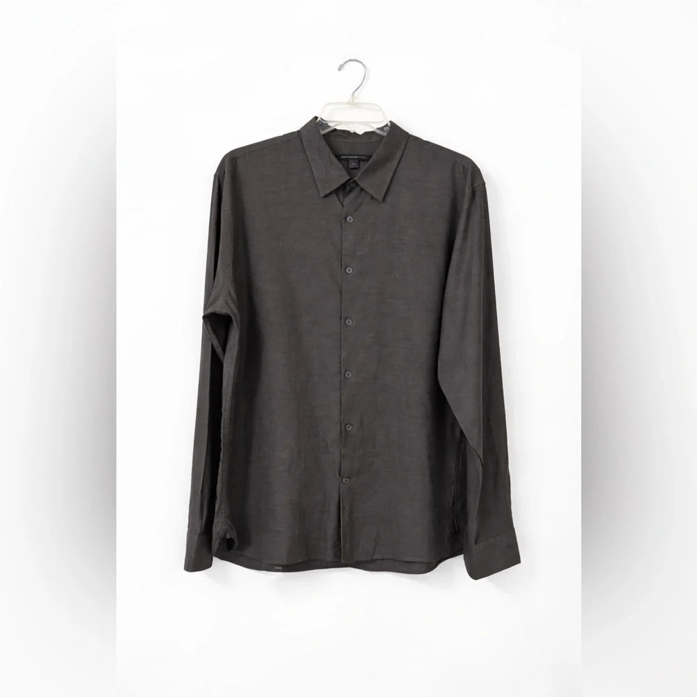 John Varvatos USA Button-Up Shirt Men’s XL Long Sleeve 100% Cotton Casual - Picture 6 of 7